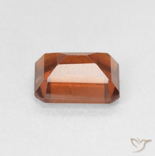 granada hessonita Laranja Médio Natural 1.77ct, Corte Octógono / Esmeralda, VS-SI