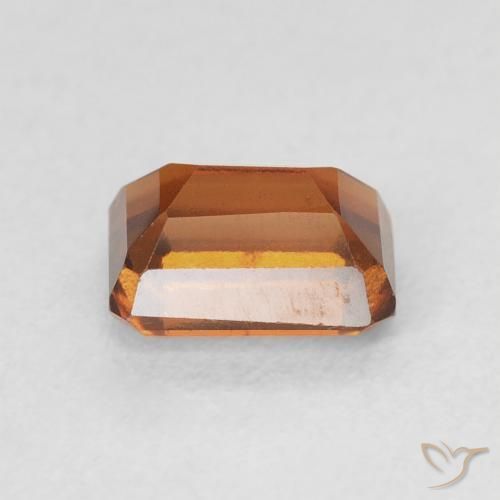 granada hessonita Medium Dark-Orange Natural 1.43ct, Corte Octógono / Esmeralda, VVS-VS