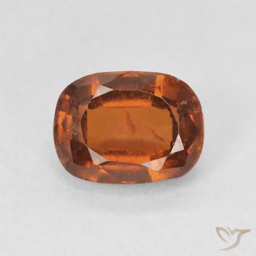 2.01ct Natural Laranja Profundo granada hessonita, Almofada, VS-SI