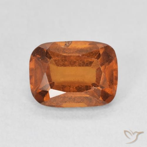 2.04ct Natural Laranja Profundo granada hessonita, Almofada, VS-SI