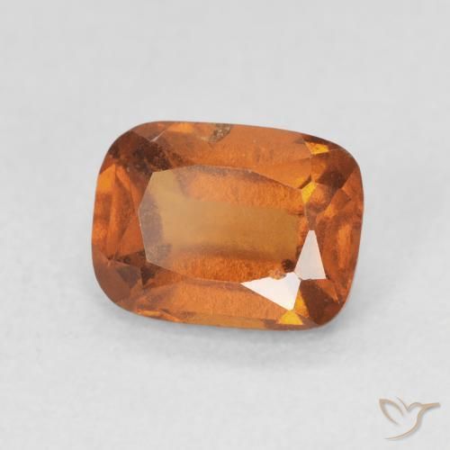 granada hessonita Laranja Profundo Natural 2.04ct, Almofada, VS-SI