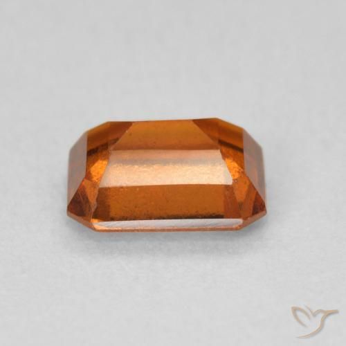 granada hessonita Laranja Médio Natural 1.07ct, Corte Octógono / Esmeralda, VS