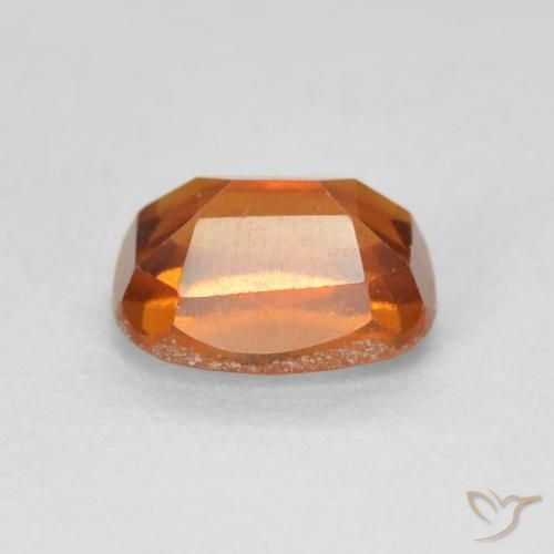 granada hessonita laranja avermelhado Natural 2.17ct, Almofada, VS