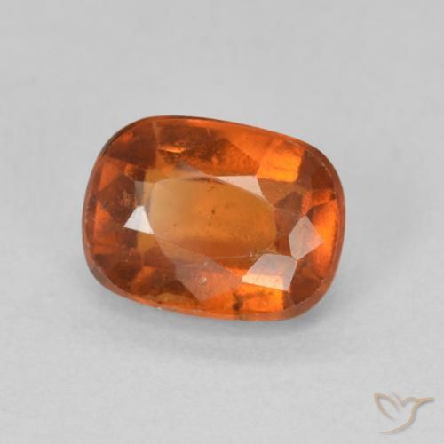 granada hessonita fogo laranja Natural 2.03ct, Almofada, VS