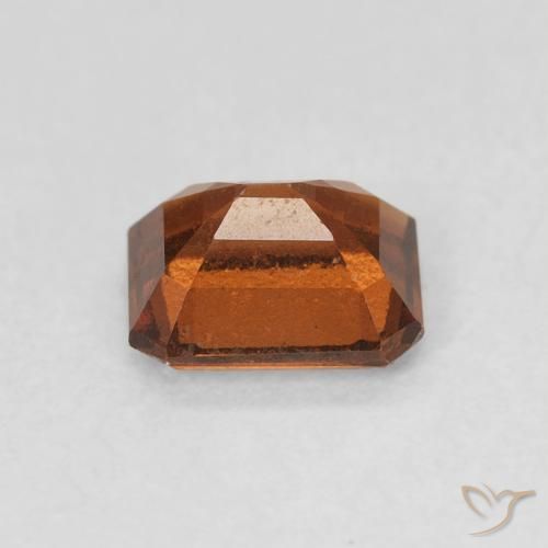 granada hessonita âmbar laranja Natural 1.04ct, Corte Octógono / Esmeralda, VVS-VS