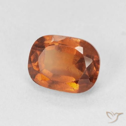 granada hessonita âmbar laranja Natural 2.18ct, Almofada, VVS-VS