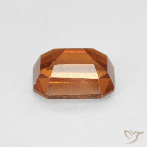 granada hessonita Laranja Profundo Natural 1.71ct, Corte Octógono / Esmeralda, VS