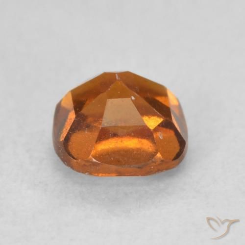 granada hessonita Laranja Médio Natural 0.73ct, Almofada, VS
