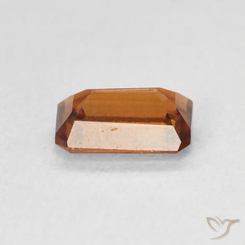 granada hessonita Medium Dark-Orange Natural 1.06ct, Corte Octógono / Esmeralda, VVS