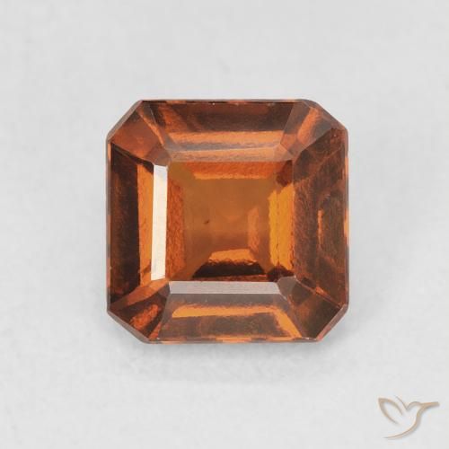 1.77ct Natural Laranja Profundo granada hessonita, Corte Esmeralda, VVS
