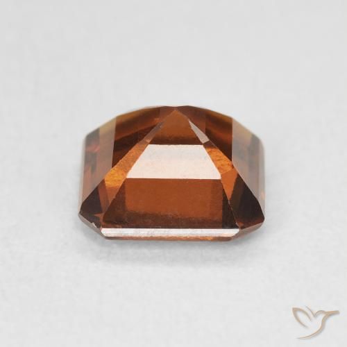 granada hessonita Laranja Profundo Natural 1.77ct, Corte Octógono / Esmeralda, VVS