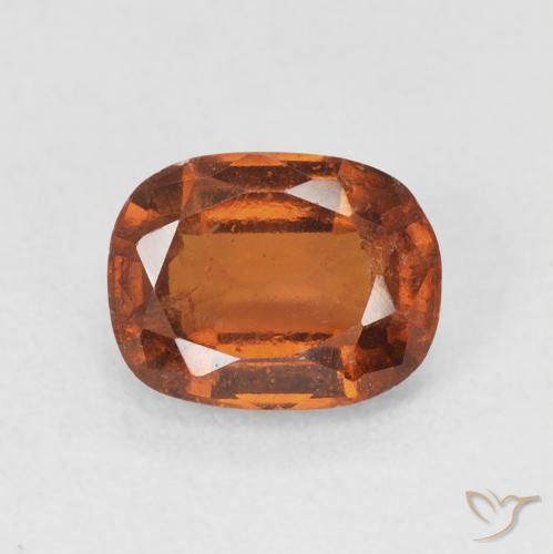 1.85ct Natural Laranja Profundo granada hessonita, Almofada, VS-SI
