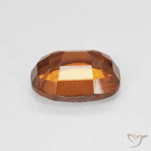 granada hessonita Laranja Profundo Natural 1.85ct, Almofada, VS-SI