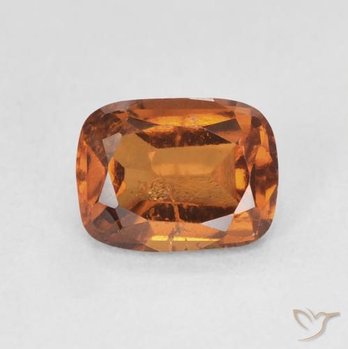 2.28ct Natural Laranja Profundo granada hessonita, Almofada, VS-SI