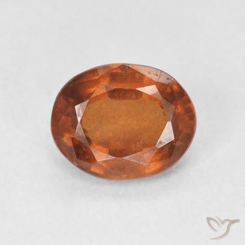 1.90ct Natural Laranja Profundo granada hessonita, oval, VS