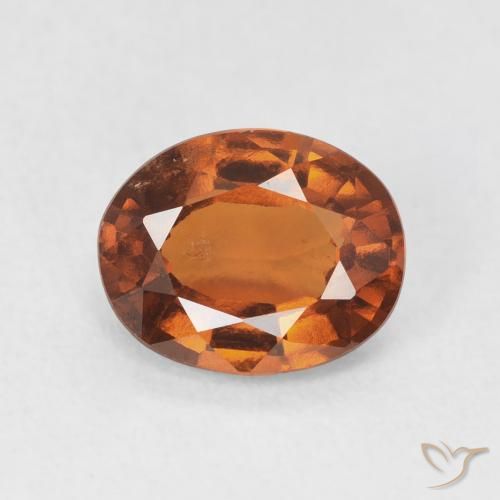 1.83ct Natural Laranja Profundo granada hessonita, oval, VS