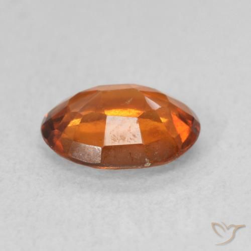 granada hessonita Laranja Profundo Natural 1.26ct, oval, VS-SI