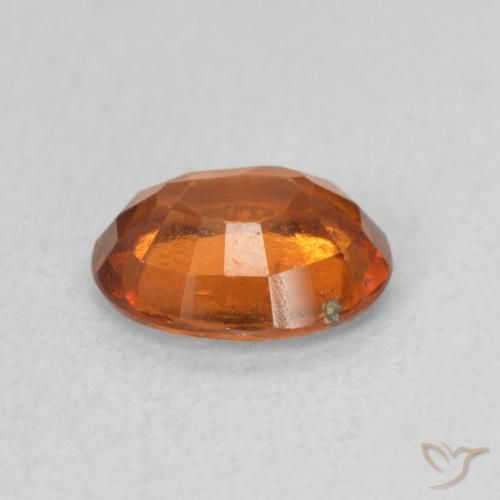 granada hessonita Medium Dark-Orange Natural 1.15ct, oval, VS-SI