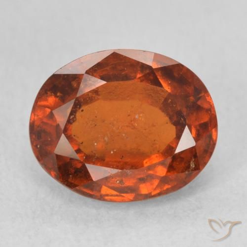 2.59ct Natural Laranja Médio granada hessonita, oval, VS-SI