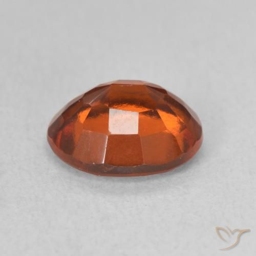 granada hessonita fogo laranja Natural 1.99ct, oval, VS-SI