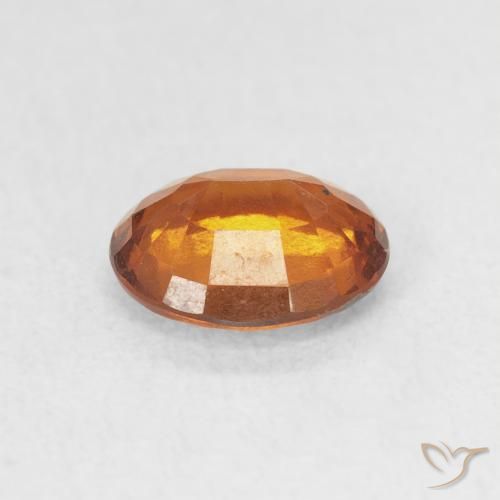 granada hessonita Laranja Profundo Natural 1.32ct, oval, VS