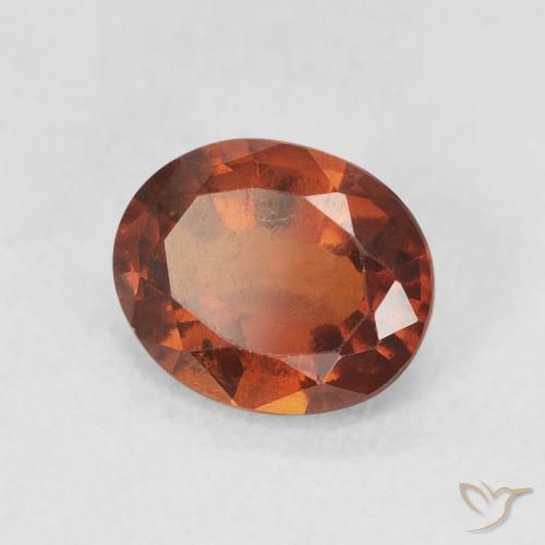 granada hessonita Laranja escuro Natural 1.81ct, oval, VS