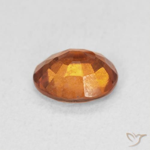 granada hessonita Medium Dark-Orange Natural 1.33ct, oval, VS