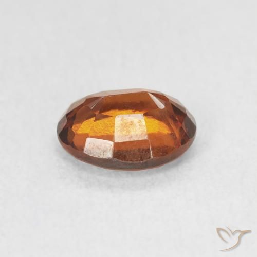 granada hessonita Laranja Profundo Natural 1.16ct, oval, VS