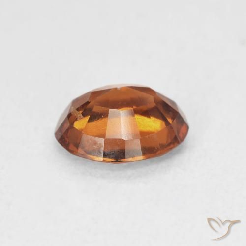 granada hessonita âmbar laranja Natural 1.44ct, oval, VS-SI