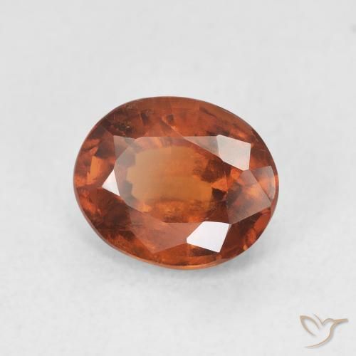 granada hessonita Laranja Profundo Natural 1.84ct, oval, VS-SI