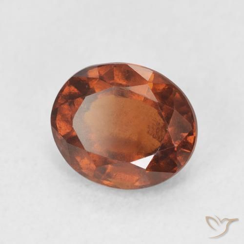 granada hessonita Laranja Profundo Natural 2.25ct, oval, VS