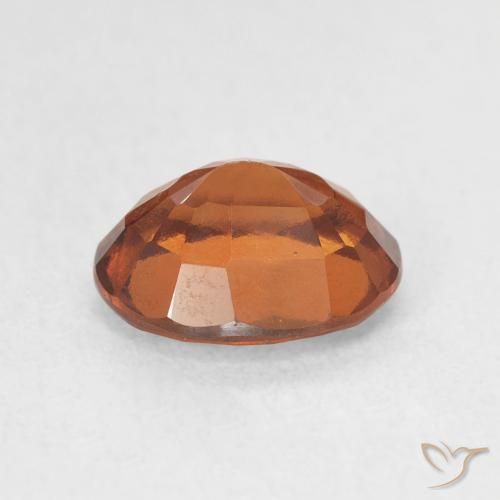 granada hessonita âmbar laranja Natural 2.18ct, oval, VS