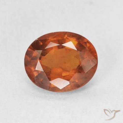 1.81ct Natural Laranja Profundo granada hessonita, oval, VS