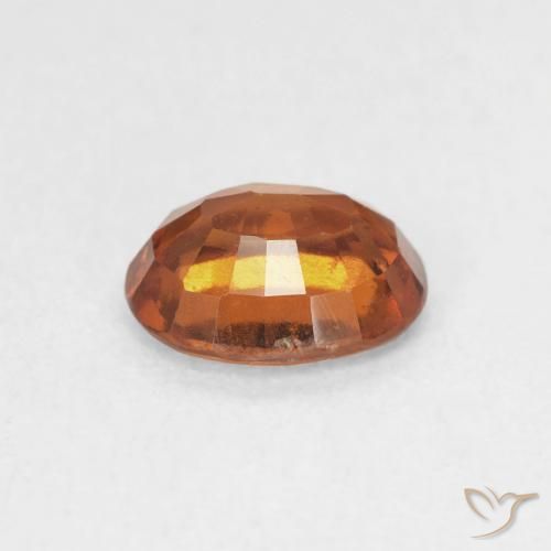 granada hessonita Medium Dark-Orange Natural 1.48ct, oval, VS