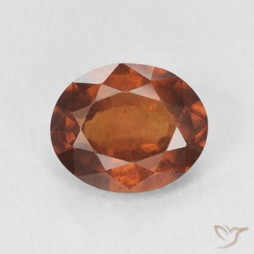 1.87ct Natural âmbar laranja granada hessonita, oval, VS