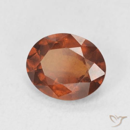 granada hessonita âmbar laranja Natural 1.87ct, oval, VS