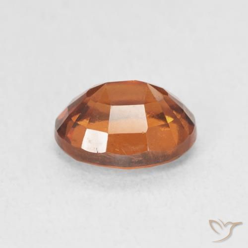 granada hessonita laranja avermelhado Natural 1.93ct, oval, VS