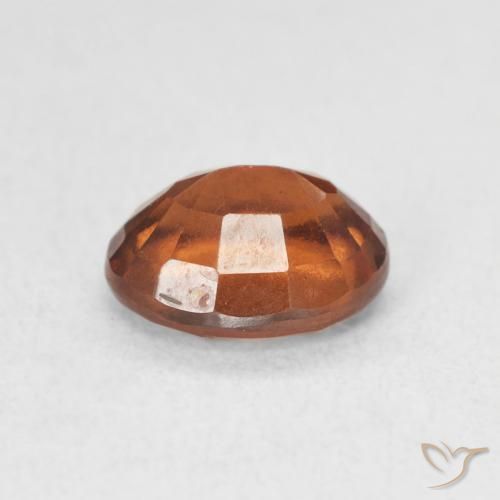 granada hessonita laranja avermelhado Natural 1.87ct, oval, VS