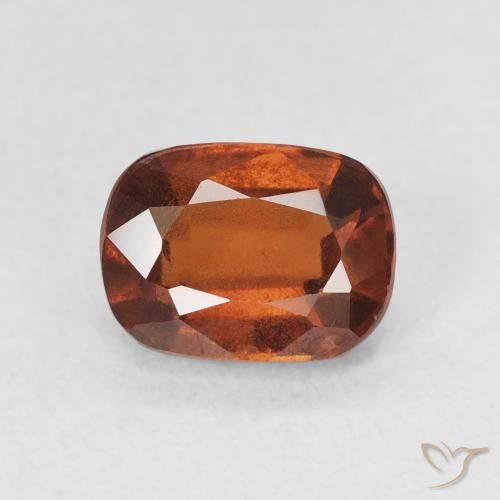 1.99ct Natural fogo laranja granada hessonita, Almofada, VS
