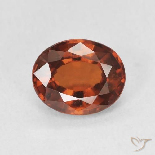2.52ct Natural Laranja Profundo granada hessonita, oval, VVS-VS