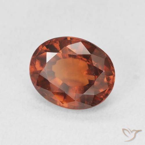 granada hessonita Laranja Profundo Natural 2.52ct, oval, VVS-VS