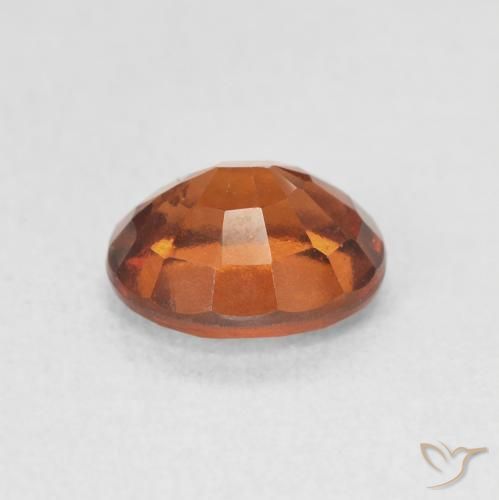 granada hessonita Laranja Profundo Natural 1.65ct, oval, VVS-VS