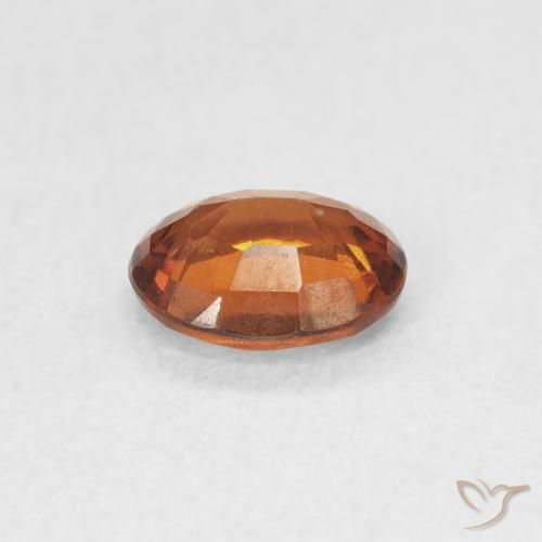 granada hessonita âmbar laranja Natural 0.94ct, oval, VS