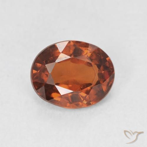 1.47ct Natural Laranja Médio granada hessonita, oval, VVS-VS