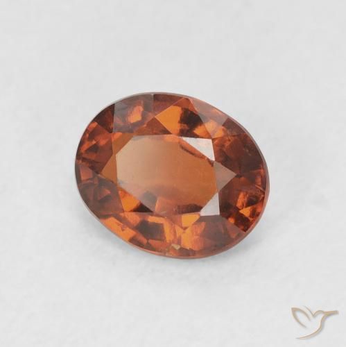 granada hessonita Laranja Médio Natural 1.47ct, oval, VVS-VS