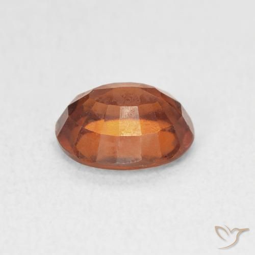 granada hessonita âmbar laranja Natural 1.57ct, oval, VVS-VS