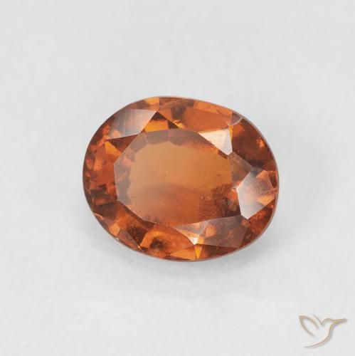 granada hessonita Laranja Profundo Natural 1.48ct, oval, VS-SI