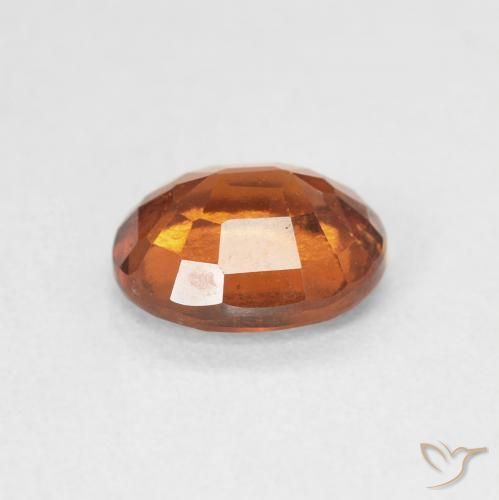 granada hessonita Laranja Profundo Natural 1.48ct, oval, VS-SI