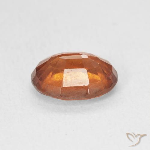 granada hessonita Medium Dark-Orange Natural 2.04ct, oval, VS-SI