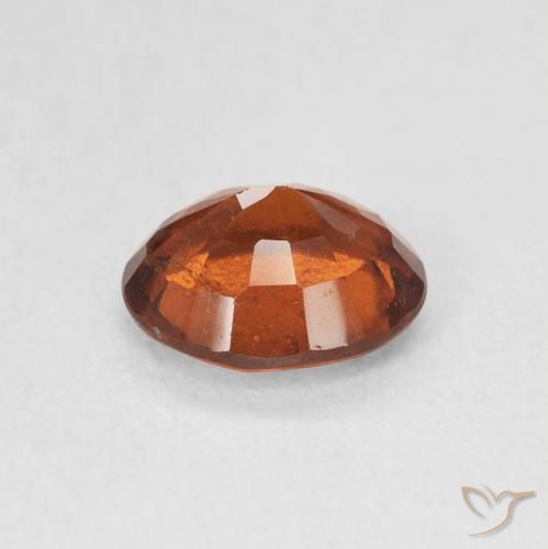 granada hessonita laranja avermelhado Natural 1.99ct, oval, VS-SI
